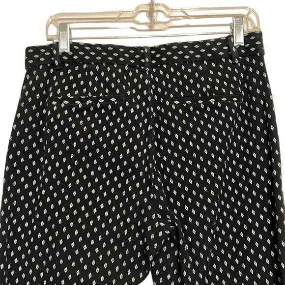 GAP Signature Skinny Ankle Pants Woman's Size 10 Black White Diamond Print - Picture 6 of 10